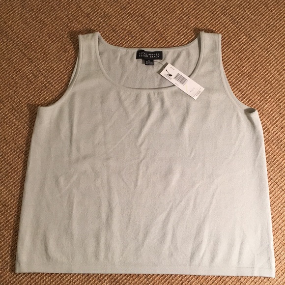 Linda Allard Ellen Tracy tank top size 3x celadon - Picture 7 of 11